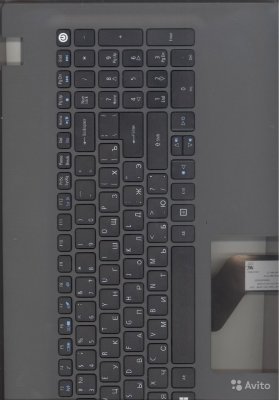 Клавиатура для ноутбука Acer Aspire E5-573, E5-522, E5-552, TE69BH (RU) серая Клавиатура для ноутбука Acer Aspire E5-573, E5-522, E5-552, TE69BH (RU) серая