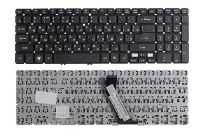 Клавиатура для ноутбука Acer Aspire V5-531, V5-531G, V5-551, V5-551G, V5-571, V5-571G (RU) черная Клавиатура для ноутбука Acer Aspire V5-531, V5-531G, V5-551, V5-551G, V5-571, V5-571G (RU) черная
