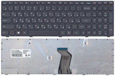 Клавиатура для ноутбука Lenovo G500 G505 G510 G700 G710 (RU) черная с рамкой, ver.1 Клавиатура для ноутбука Lenovo G500 G505 G510 G700 G710 (RU) черная с рамкой, ver.1