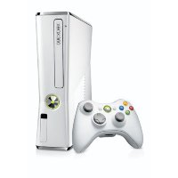 Игровая консоль б/у Microsoft Xbox 360 slim 500 Gb (Freeboot) белая глянец