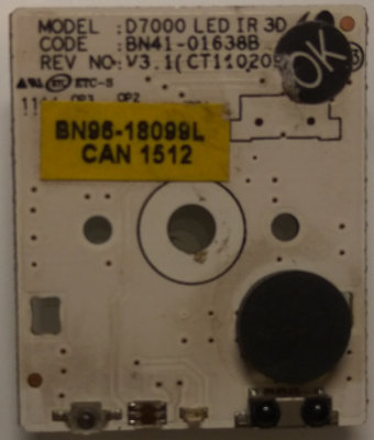 IR Sensor Board BN41-01638B IR Sensor Board BN41-01638B