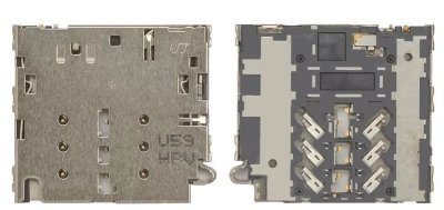 Коннектор SIM для Samsung A320F, A520F, A530F, A720F, N920C Коннектор SIM для Samsung A320F, A520F, A530F, A720F, N920C